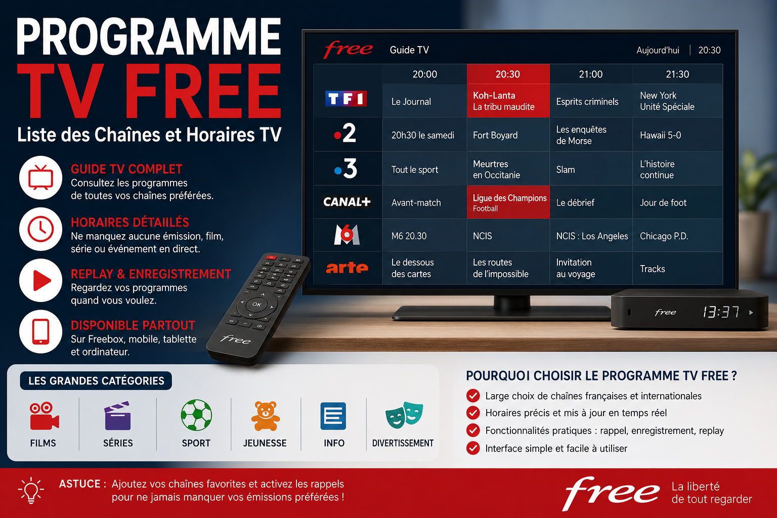programme tv free