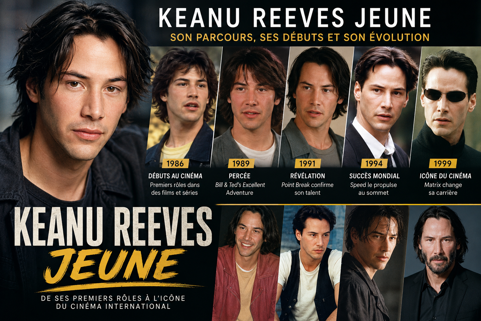 keanu reeves jeune
