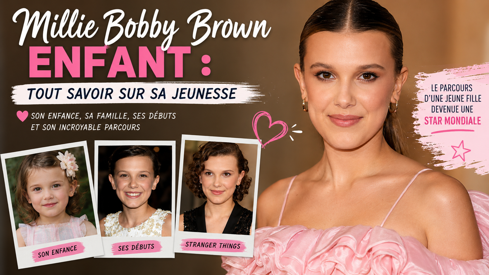 millie bobby brown enfant