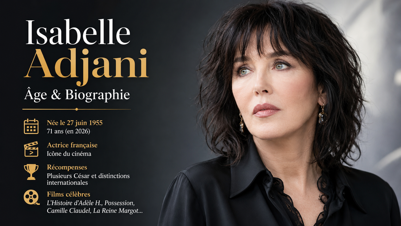 isabelle adjani âge